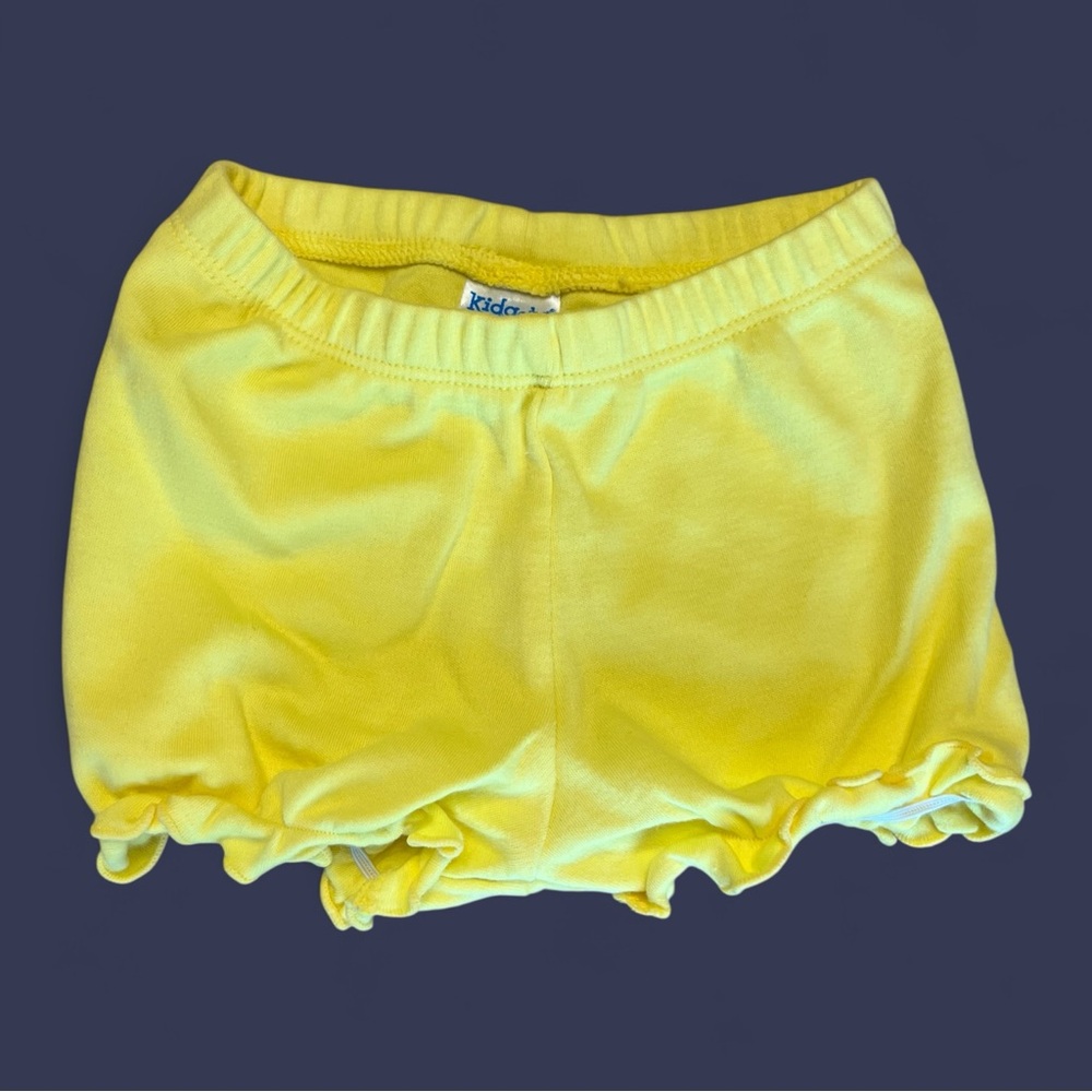Kidgets Yellow Ruffle Shorts